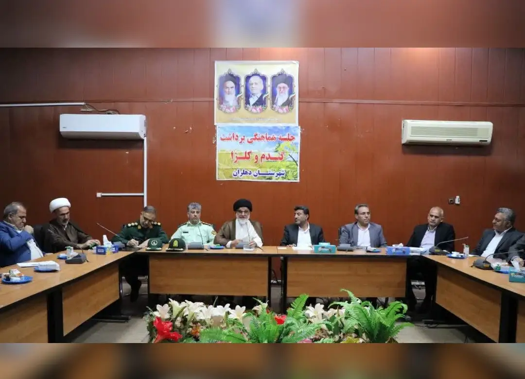 برداشت گندم دهلران