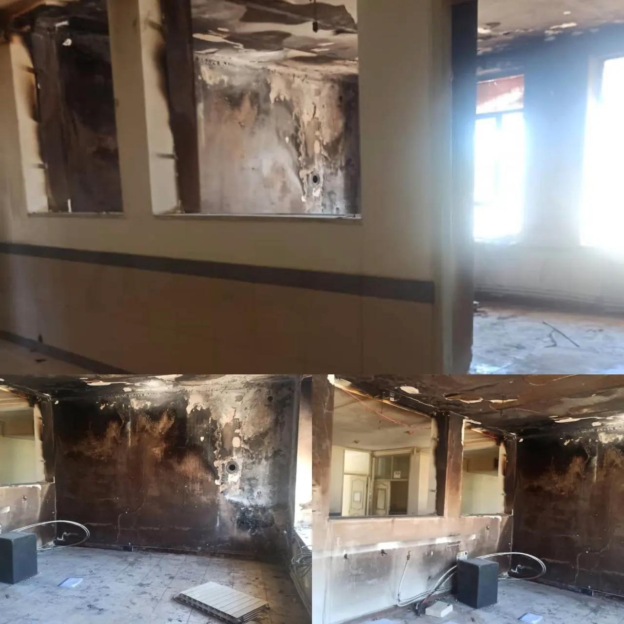 آتش سوزی شهرک صنعتی ایلام